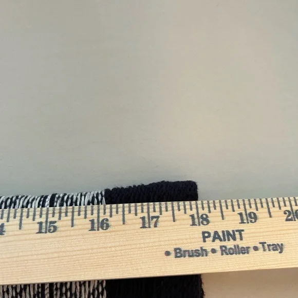 Loft 100% Cotton Knit Open Cardigan Navy/Cream Size XS Lady Jacket - Picture 5 of 8